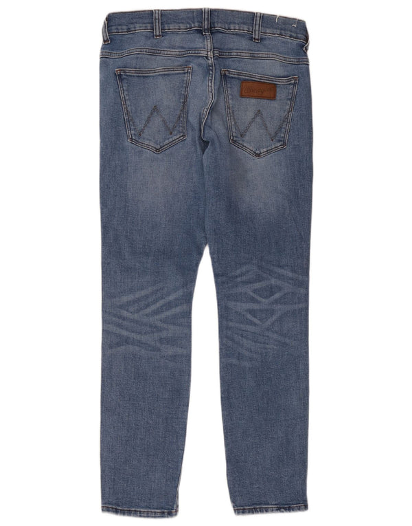 Мужские зауженные зауженные джинсы Wrangler Larston W30 L32, синий хлопок
