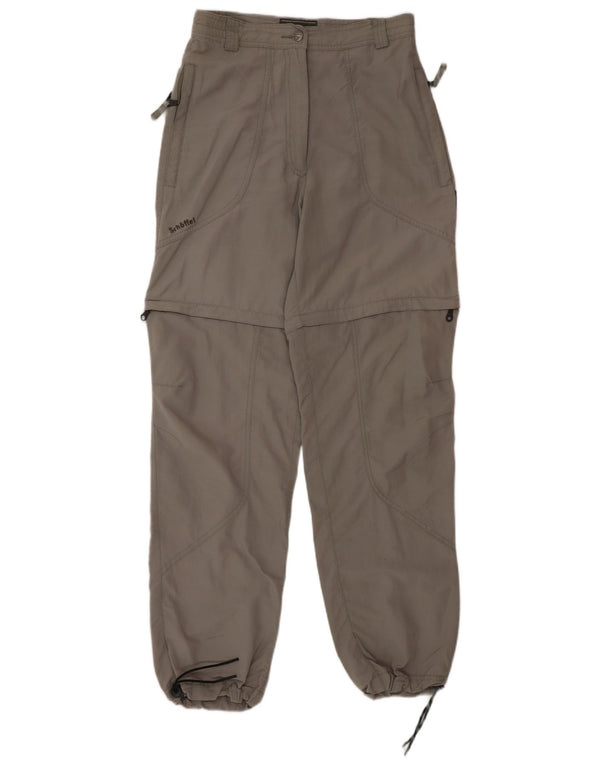 SCHOFFEL Женские повседневные зауженные брюки UK 12 Medium W28 L32 Серые