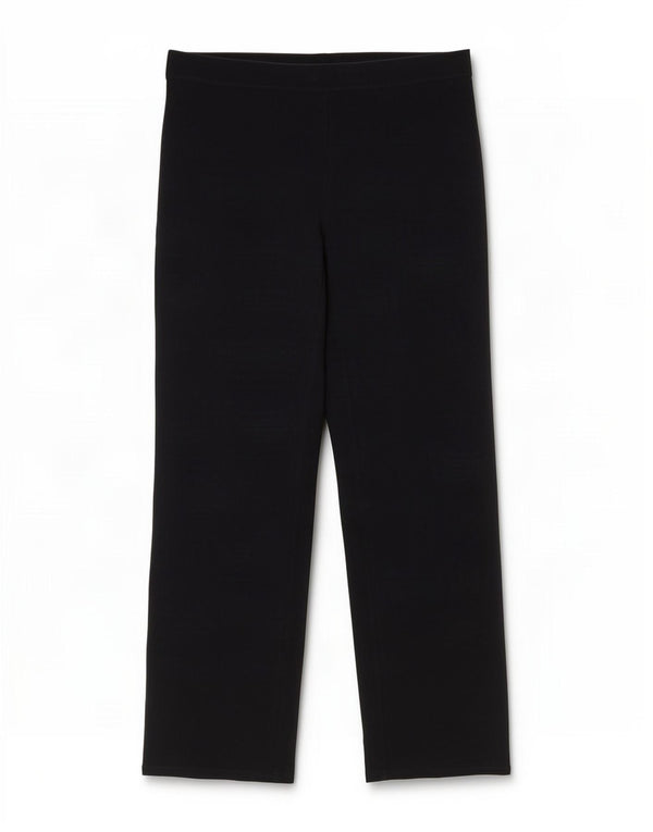 Marks & Spencer Womens Tracksuit Trousers UK 14 Large W34 L29 Black Cotton