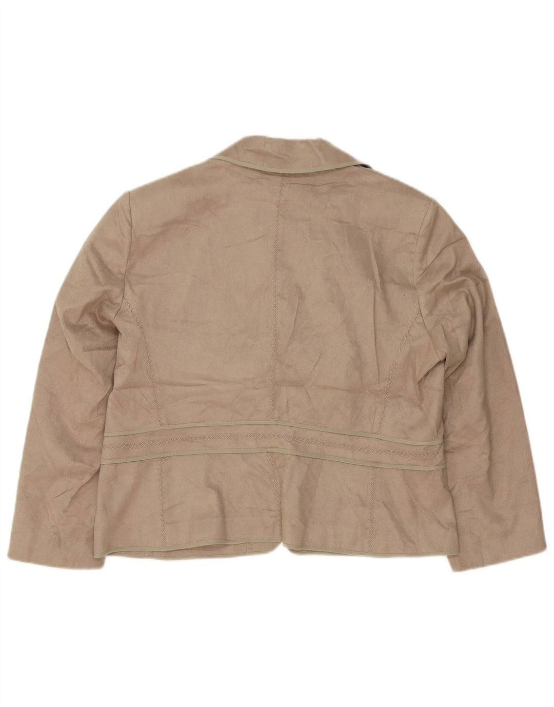 Женский пиджак Marks & Spencer UK 18 XL Бежевый полиэстер