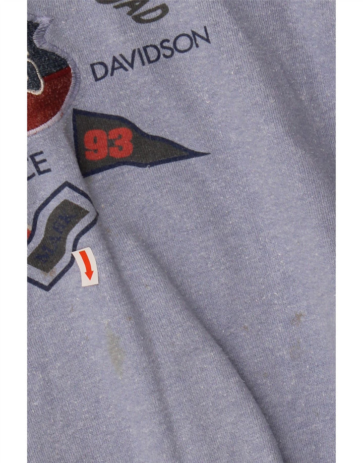 Мужской свитшот CAMPAGNOLO с рисунком викингов, джемпер IT 56 XL, синий хлопок