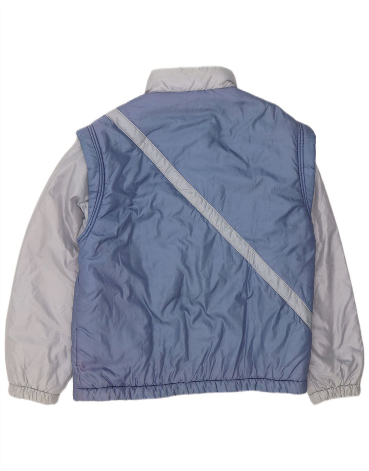 Мужская ветровка Brugi IT 52 XL Синяя полиэстер с цветными блоками