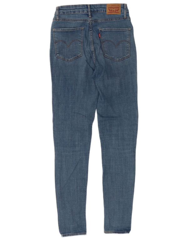 Женские джинсы скинни Levi's 721 с высокой посадкой W26 L32, синие, хлопок