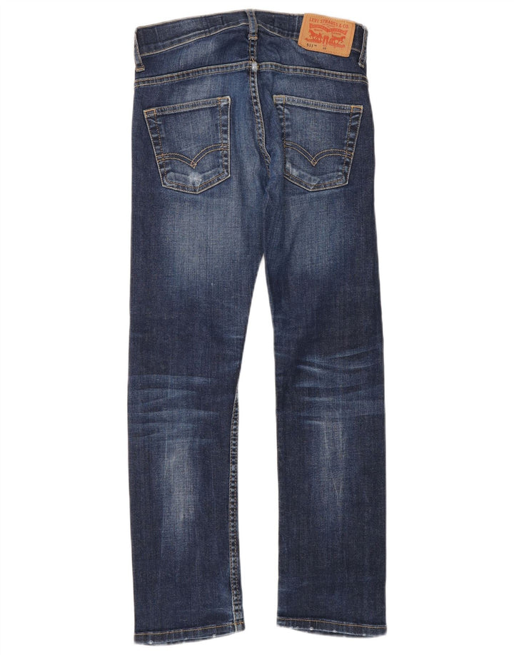 Джинсы Levi's 511 Slim для мальчиков 9–10 лет W24 L26, синий хлопок