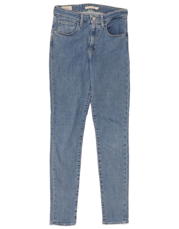 Женские джинсы скинни Levi's 721 с высокой посадкой W27 L28, синие, хлопок