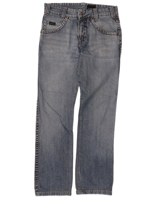 Женские прямые джинсы Calvin Klein W32 L31 синие