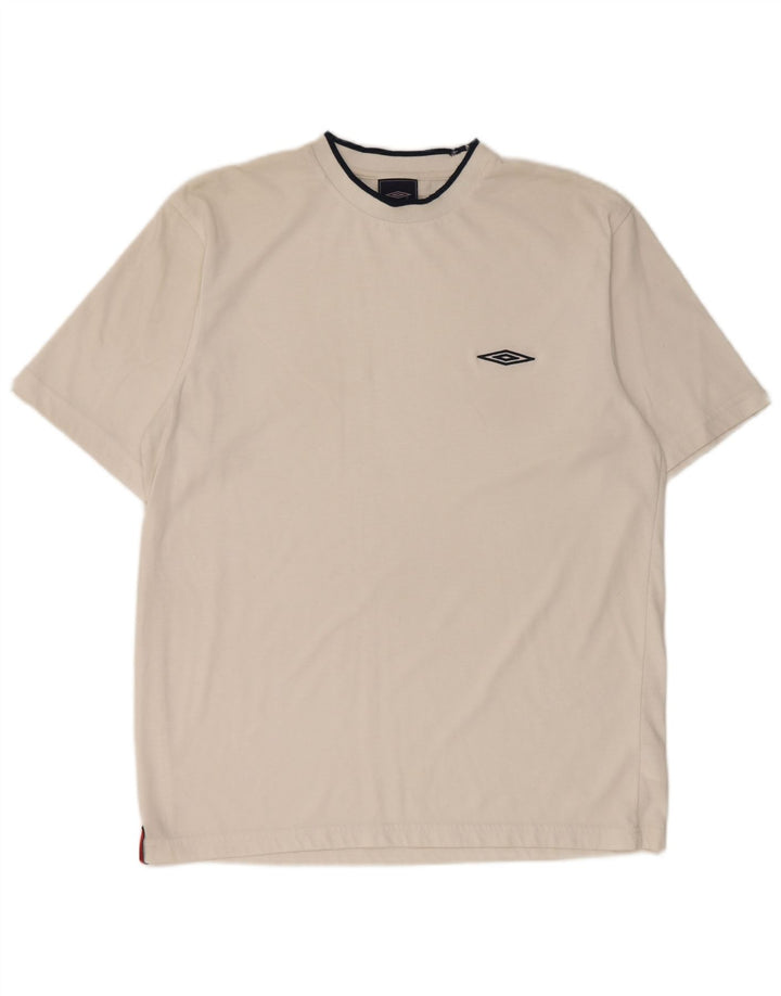 Мужская футболка Umbro, большой белый полиэстер