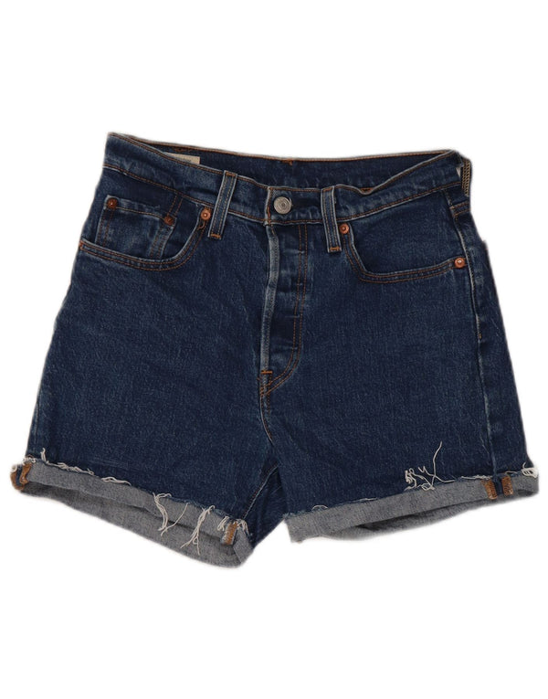 Женские джинсовые шорты Levi's 501 W25 XS, синие, хлопок