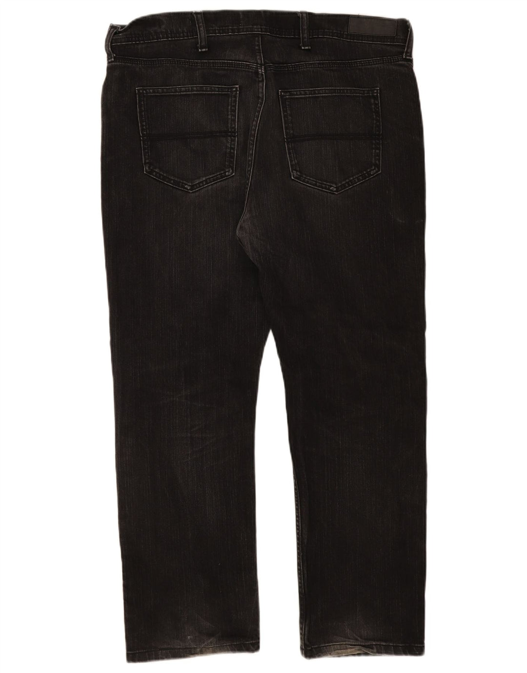 Мужские прямые джинсы Marks & Spencer W38 L29, черные, хлопковые