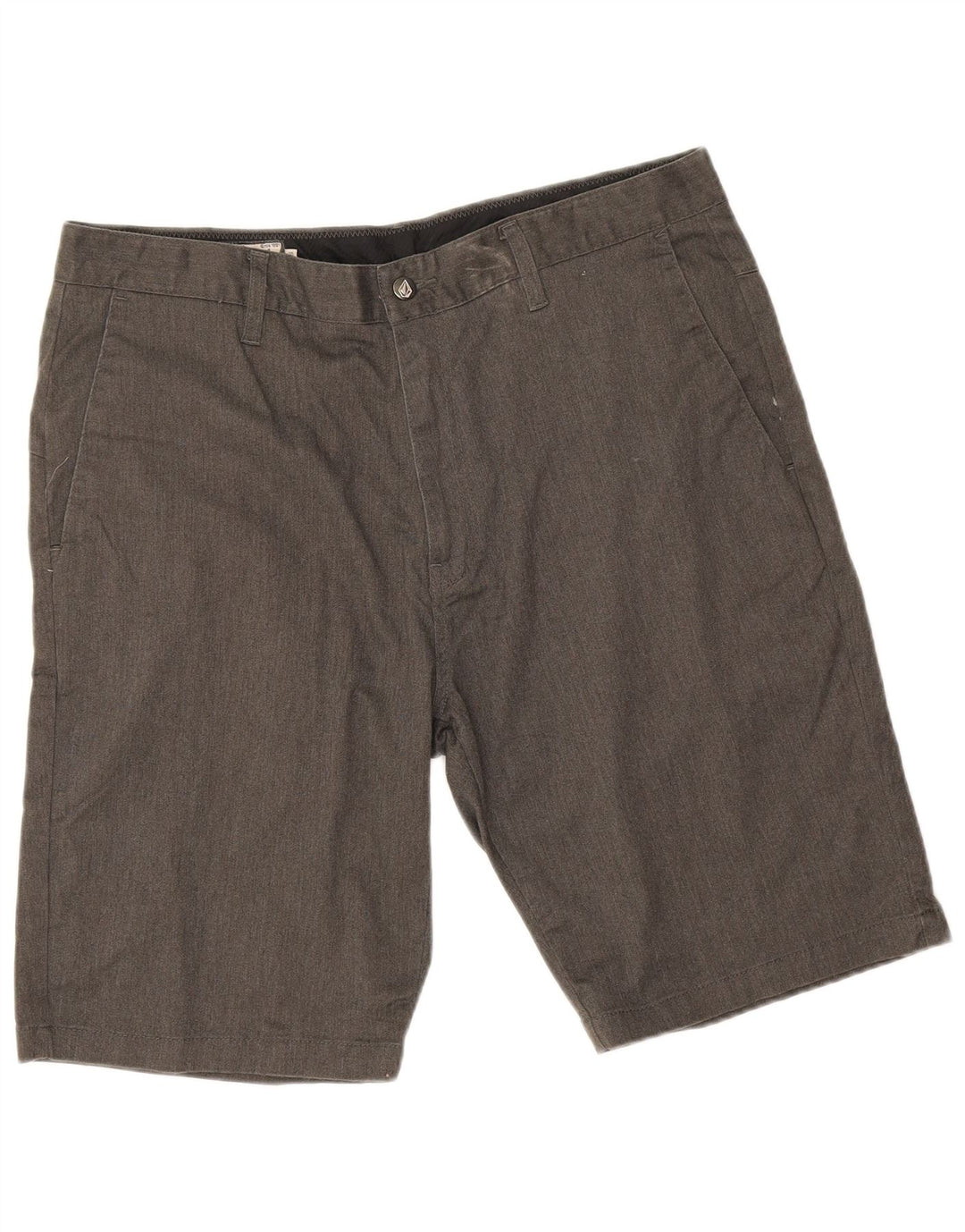 Мужские шорты чинос Volcom W36, большие серые, хлопок