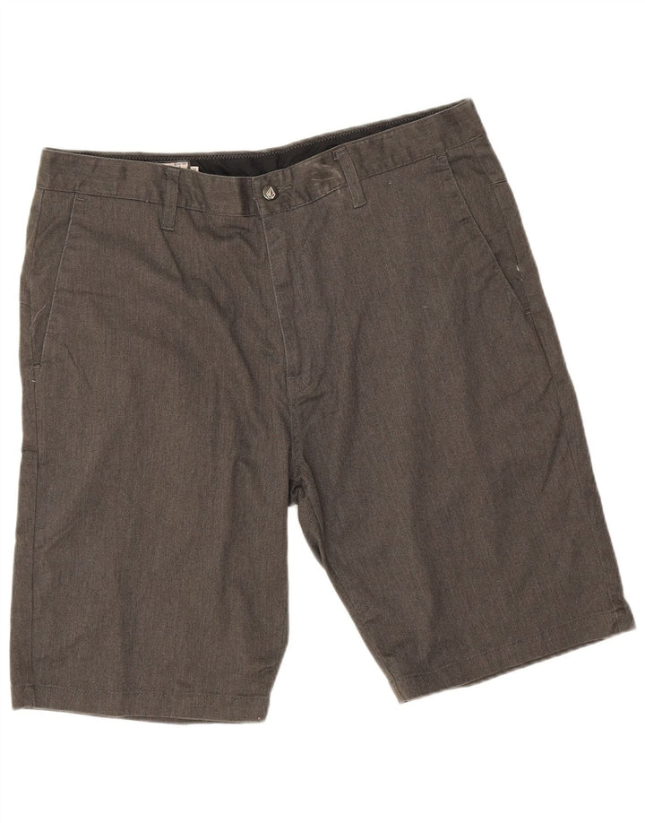 Мужские шорты чинос Volcom W36, большие серые, хлопок