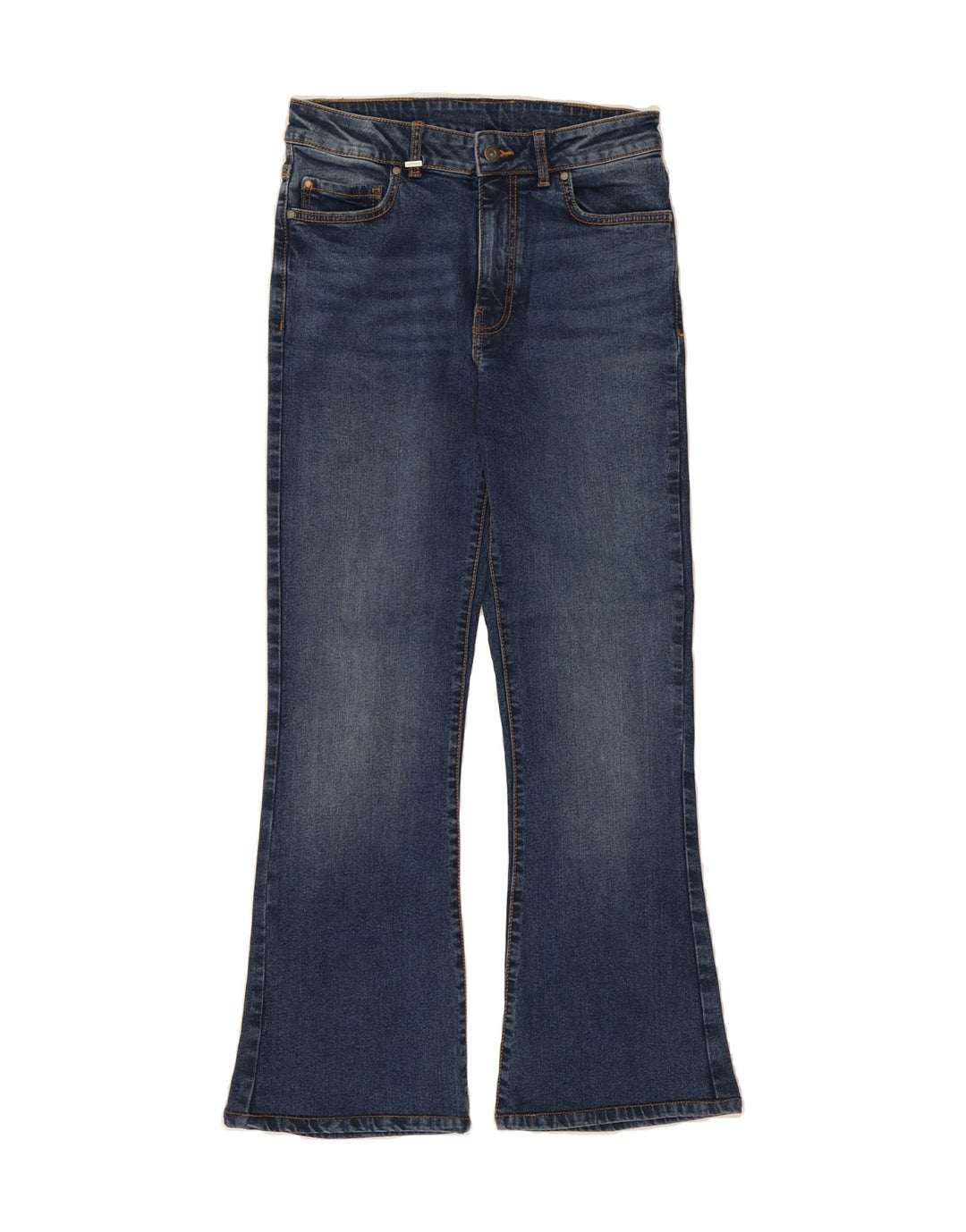BENETTON Womens Bootcut Jeans W28 L29 Blue Vintage Benetton and Second-Hand Benetton from Messina Hembry 