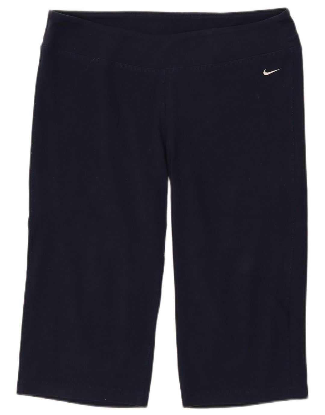 Женские спортивные шорты-бермуды с графическим рисунком NIKE Dri Fit UK 16, большие темно-синие
