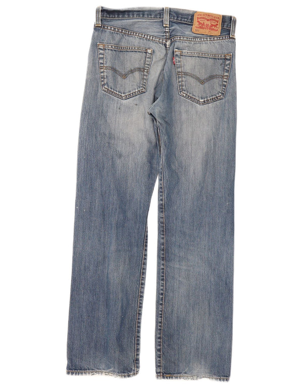 Мужские прямые джинсы Levi's 501 W32 L32 синие, хлопок