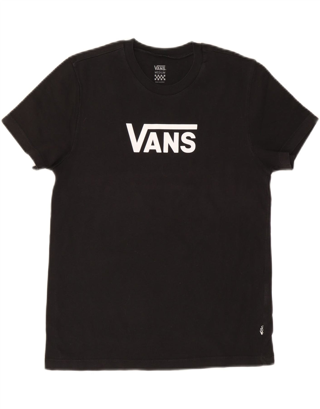 Женская футболка с рисунком Vans Top UK 12, средний черный