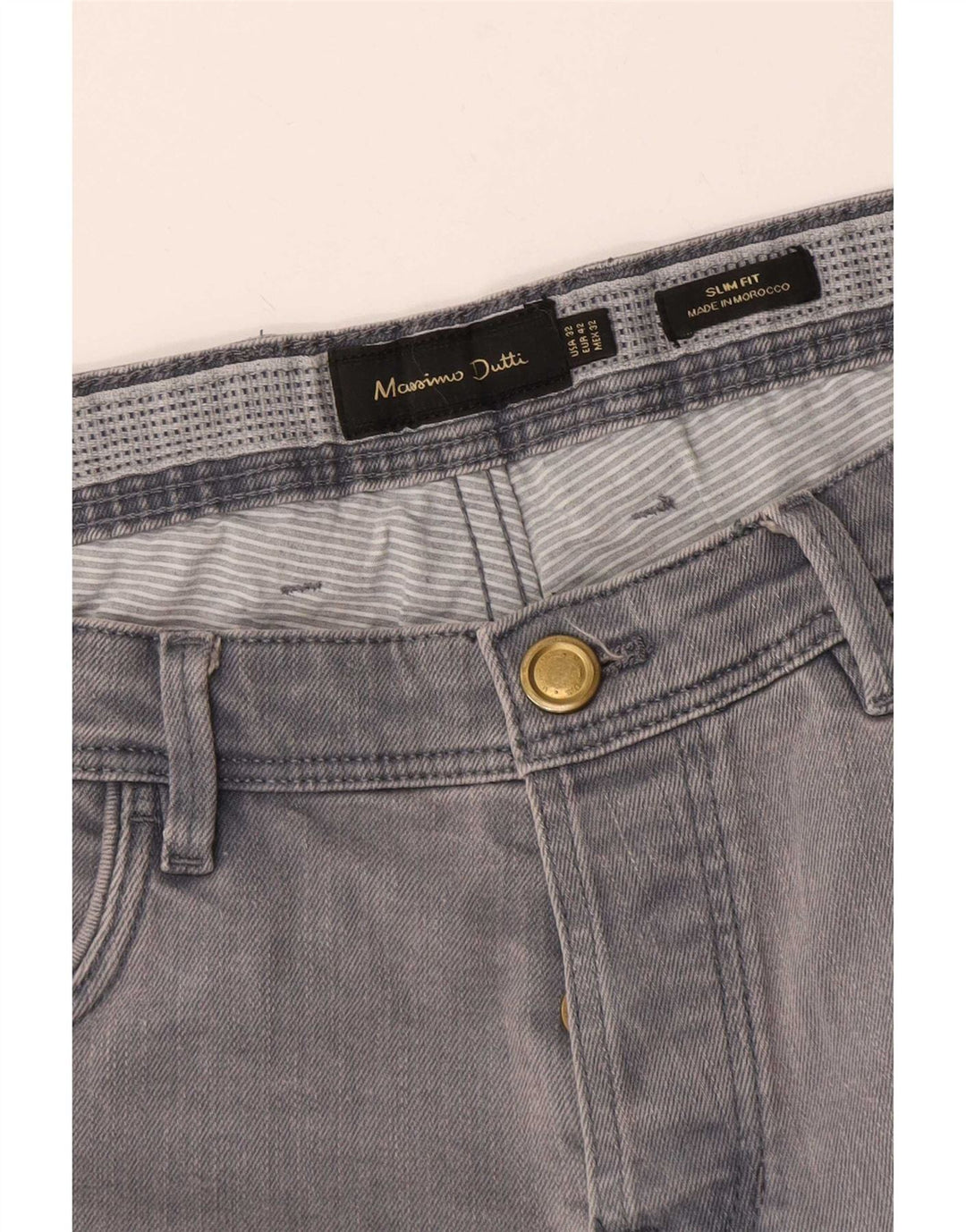 Мужские джинсы Massimo Dutti Slim EU 42 Large W32 L29 Серые