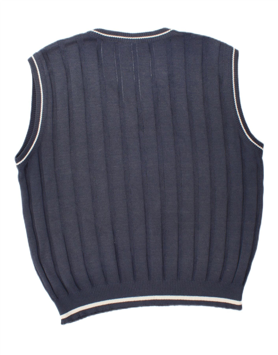 Винтажная мужская майка безрукавка IT 50 Medium Navy Blue