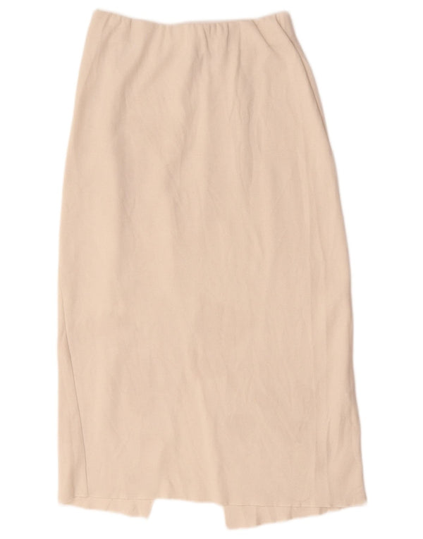 Женская юбка миди с завышенной талией Zara Medium W28 Off White Cotton