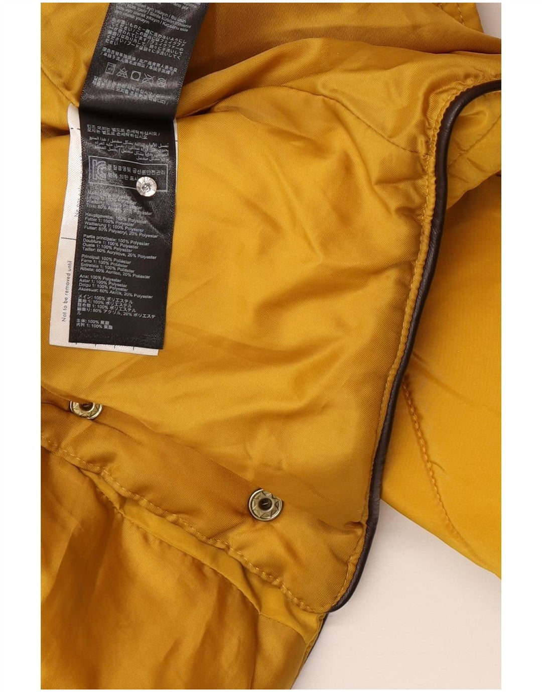 Женская стеганая куртка с капюшоном Joules UK 18 XL Желтый полиэстер