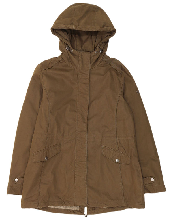 Женская парка Brugi с капюшоном UK 18 XL, хлопок цвета хаки