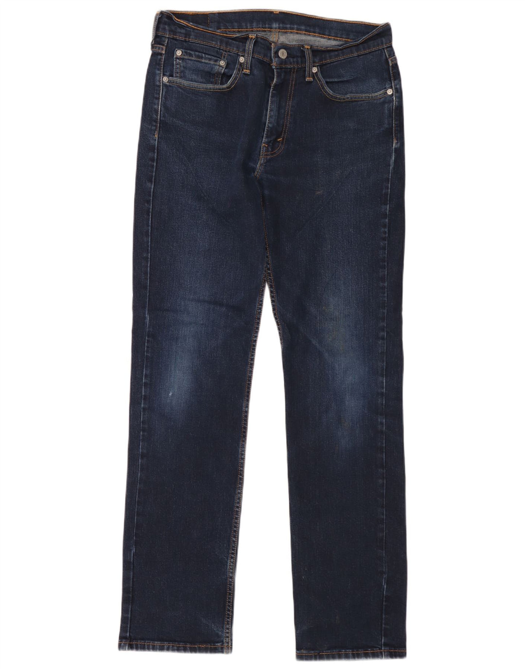 Мужские прямые джинсы Levi's 514 W32 L34 темно-синие, хлопок