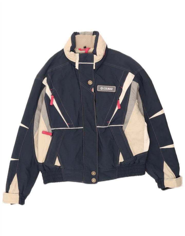 Женская лыжная куртка Colmar с капюшоном IT 44 Medium Navy Blue Colorblock