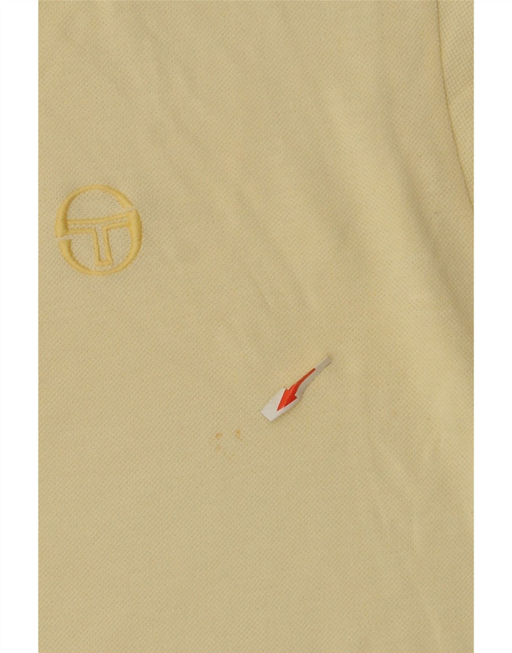Мужская рубашка-поло Sergio Tacchini IT 50, средний желтый хлопок