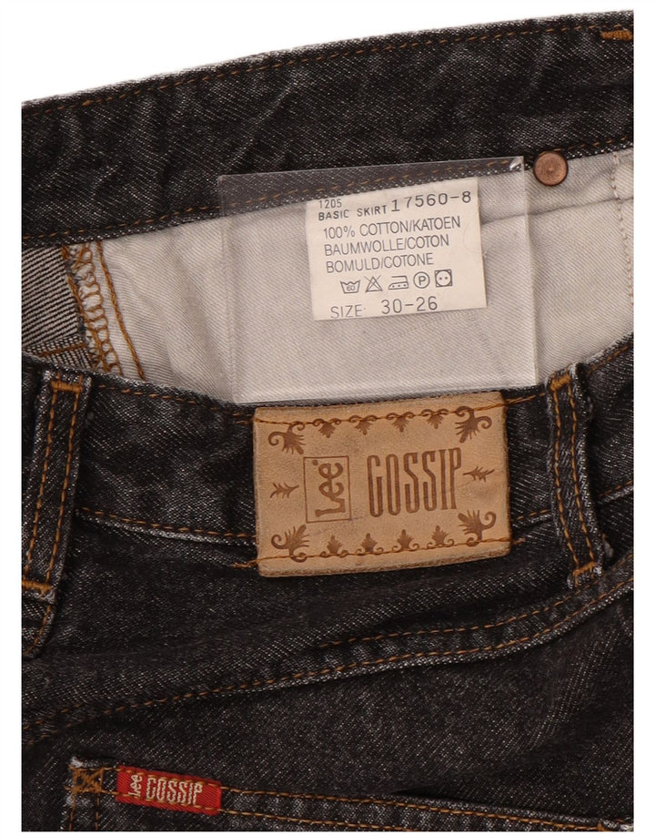 Женская джинсовая юбка LEE W26 L24, черный хлопок