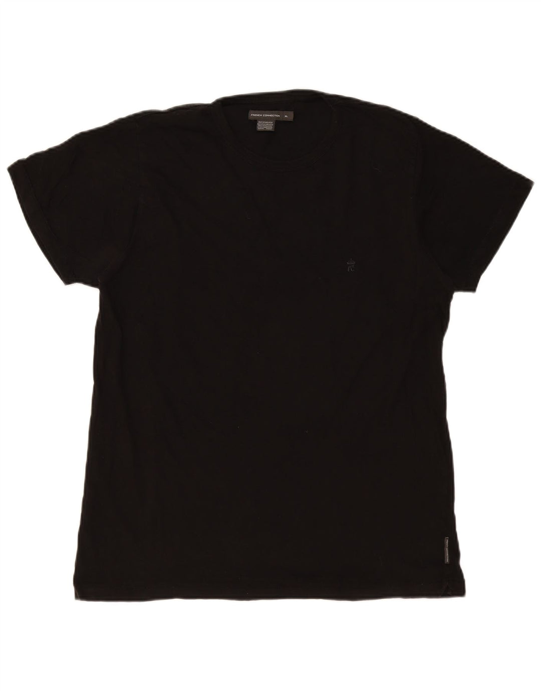 Мужская футболка French Connection Top XL, черный хлопок