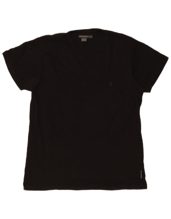 Мужская футболка French Connection Top XL, черный хлопок