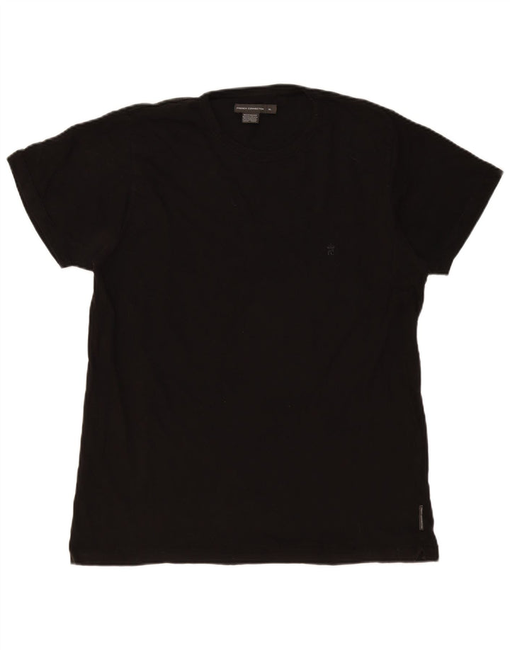 Мужская футболка French Connection Top XL, черный хлопок