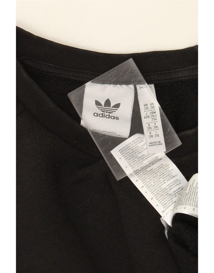 Мужской свитшот ADIDAS 2XL, черный хлопок