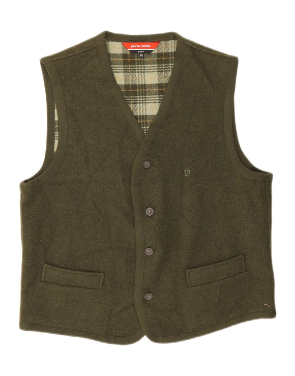 Мужской жилет Pierre Cardin IT 56 XL Хаки Шерсть