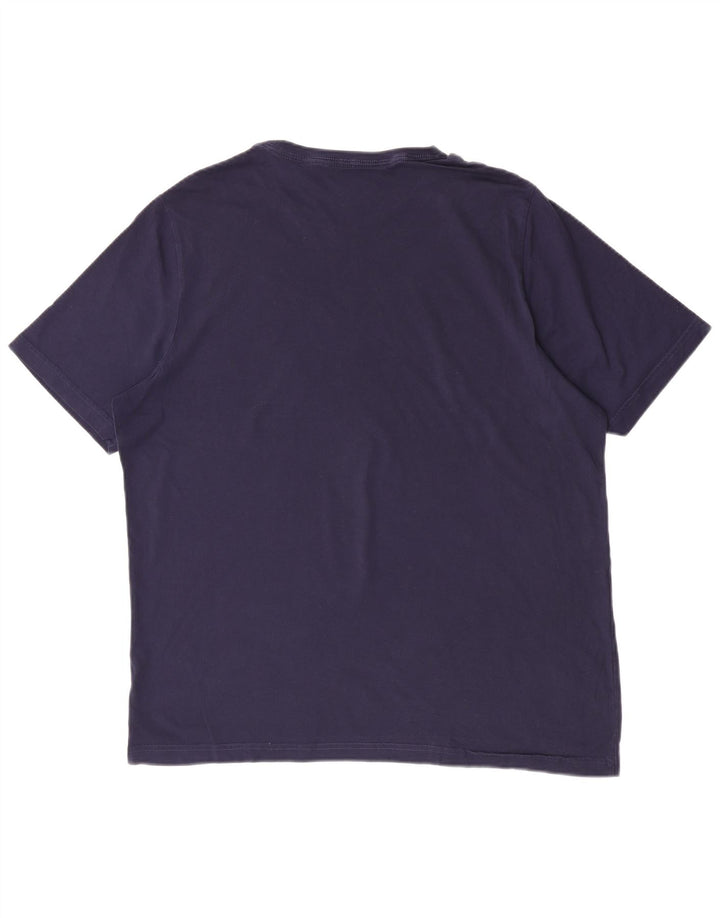 Мужская футболка с рисунком Puma Top XL темно-синяя