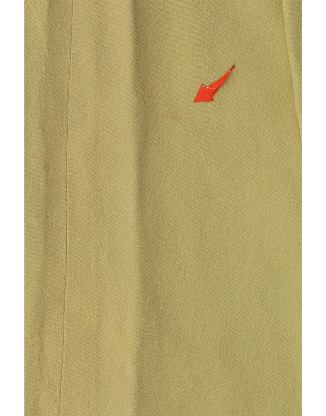 VALENTINO Женская прямая юбка UK 14 Medium W30 Желтая