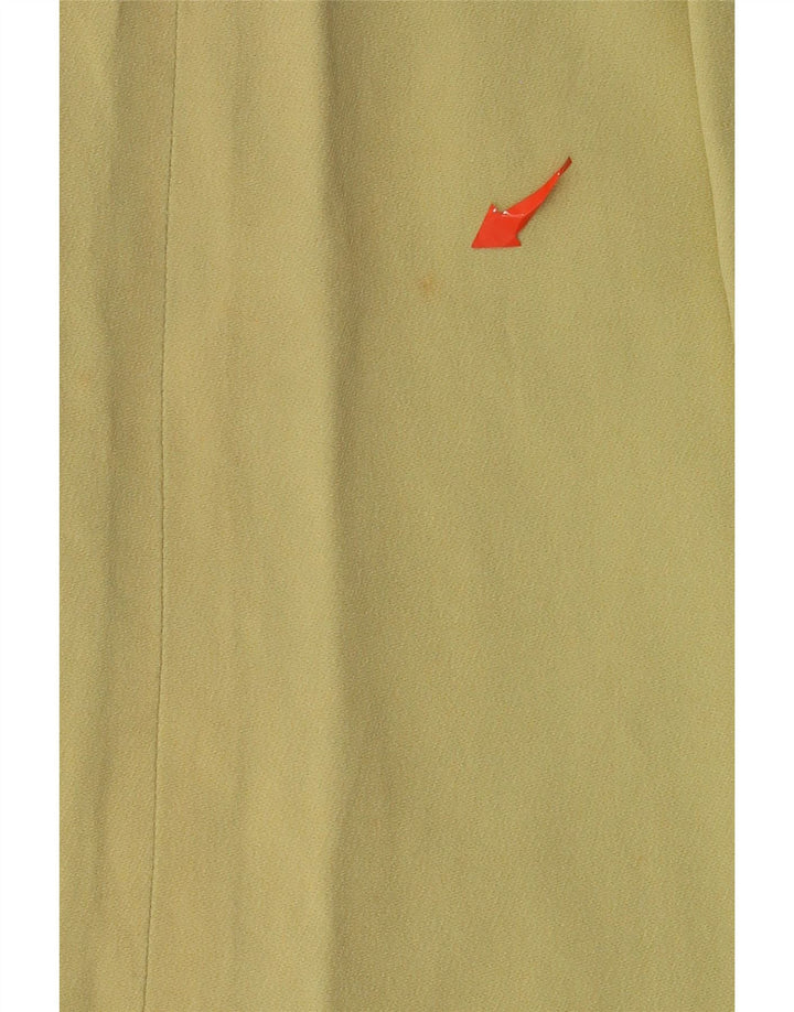 VALENTINO Женская прямая юбка UK 14 Medium W30 Желтая