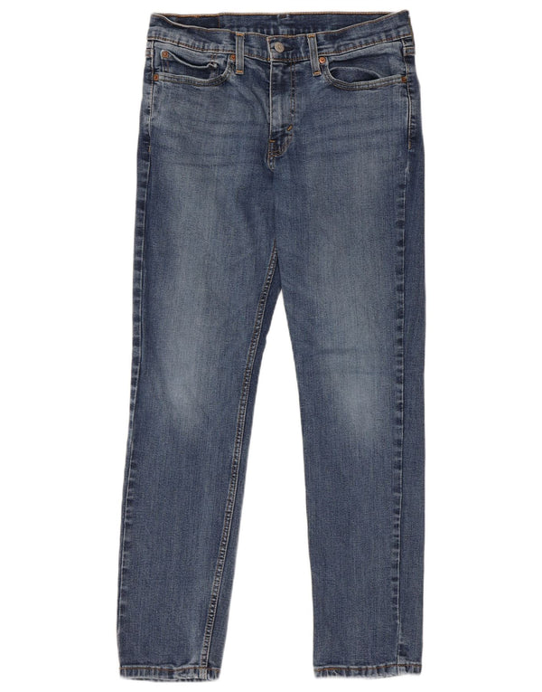 Мужские прямые джинсы Levi's W31 L30 синие, хлопок