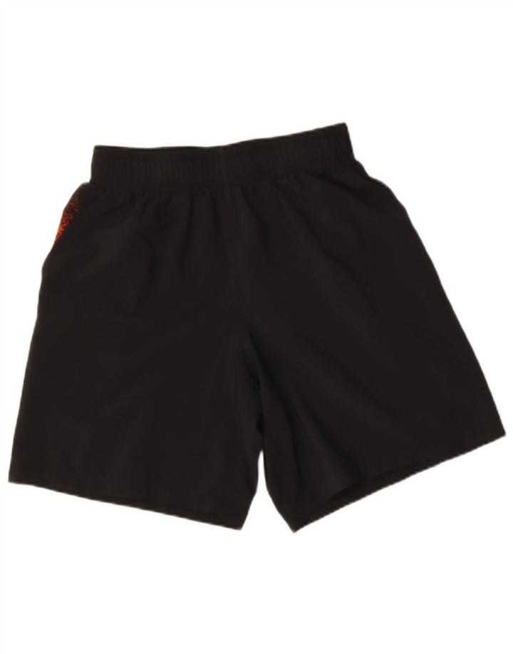 UNDER ARMOUR Mens Graphic Sport Shorts Small  Black Polyester
