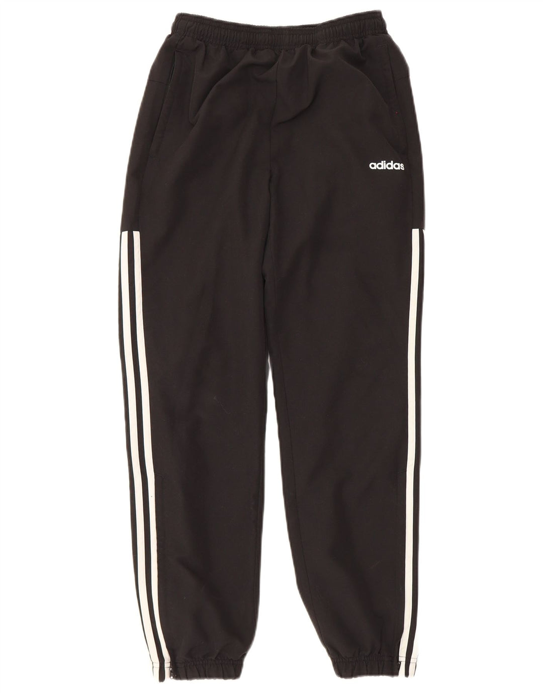 Спортивный костюм Adidas для мальчиков, брюки для бега, 13-14 лет, черный полиэстер