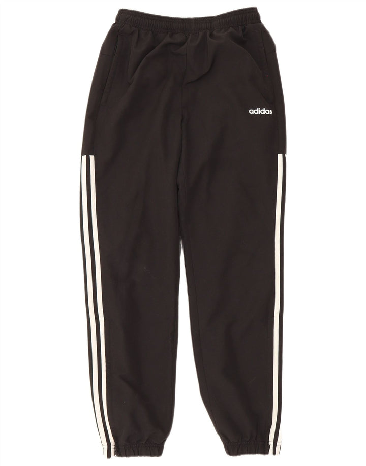Спортивный костюм Adidas для мальчиков, брюки для бега, 13-14 лет, черный полиэстер