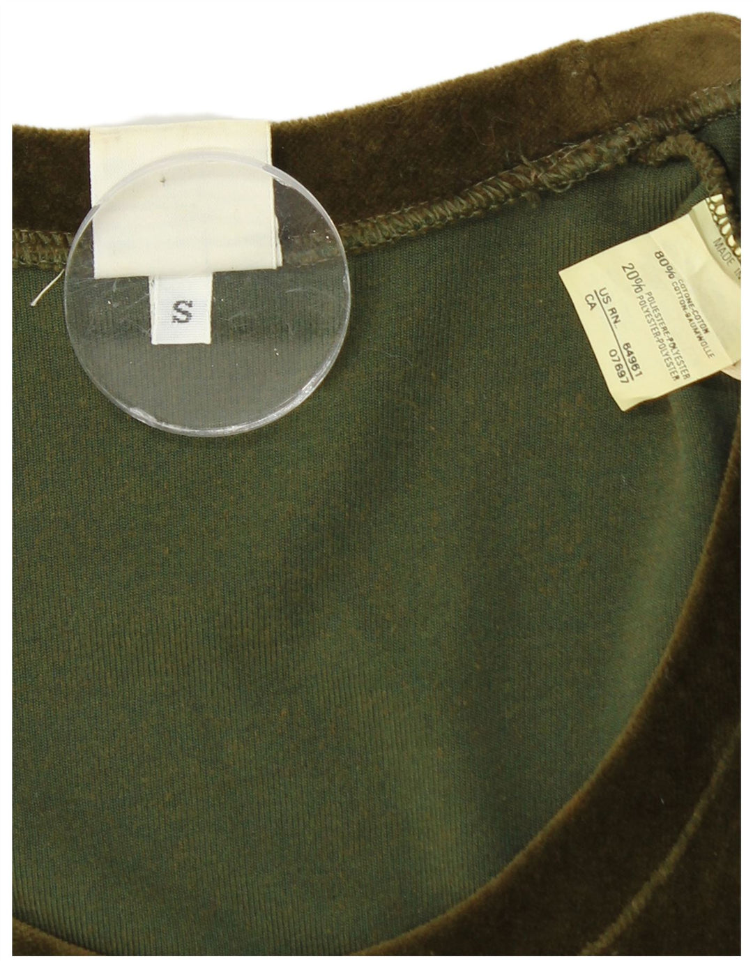 Женское бархатное облегающее платье BENETTON с длинными рукавами, Великобритания, 8, маленькое, зеленое, хлопок