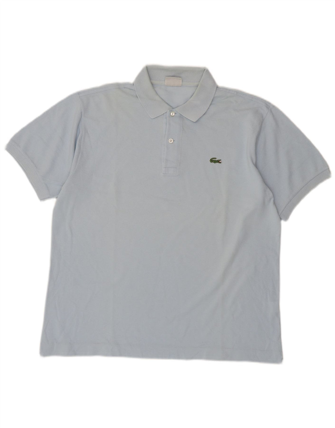 Мужская рубашка-поло Lacoste, размер 5, большая синяя хлопковая