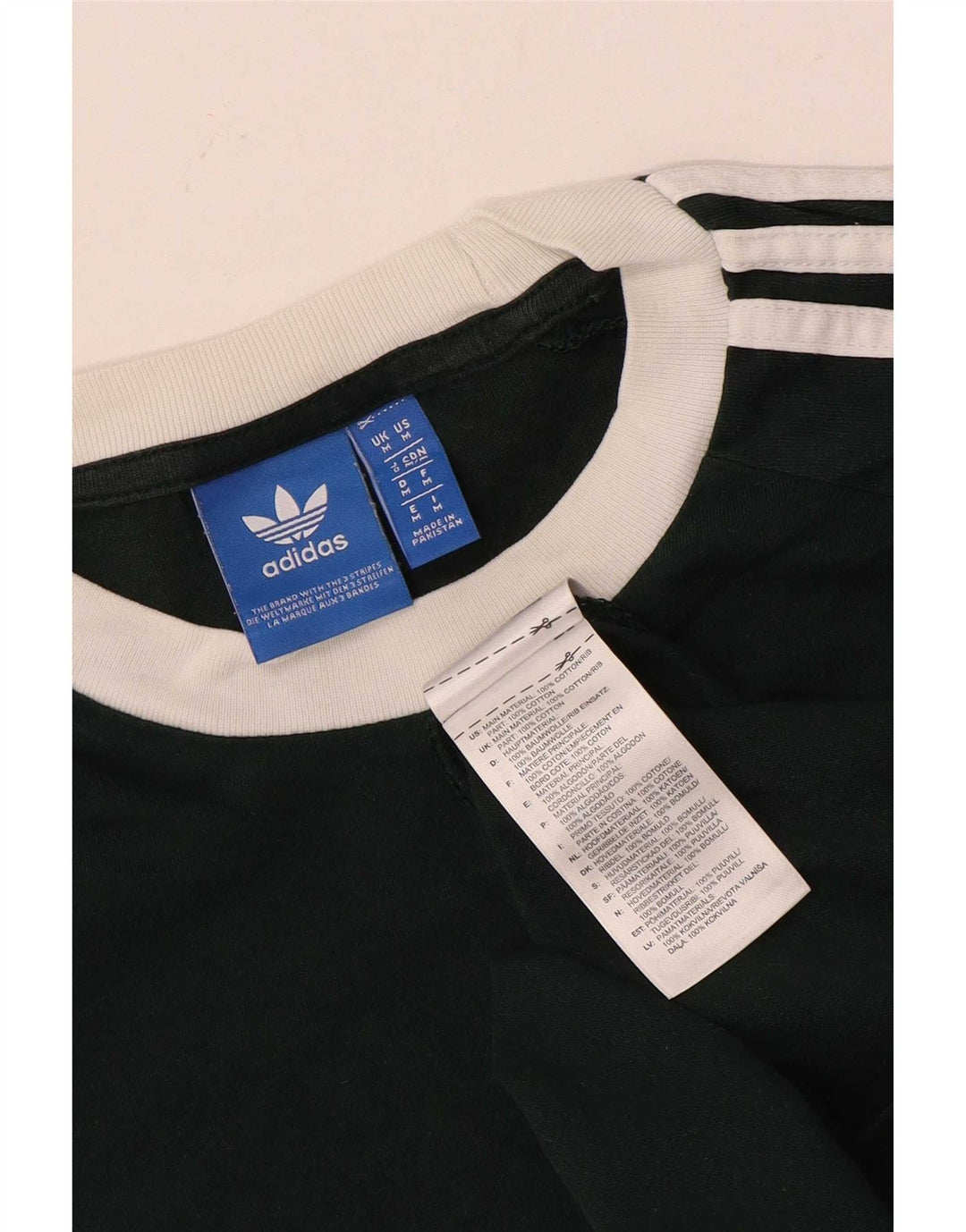 Adidas Мужская футболка с рисунком Топ среднего зеленого цвета из хлопка