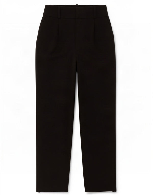 Женские зауженные костюмные брюки Zara XS W24 L26, черные полиэстер