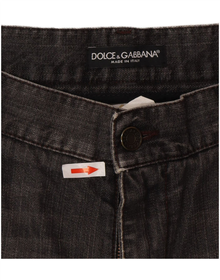 Женские прямые джинсы Dolce & Gabbana IT 50 XL W36 L32 Серые