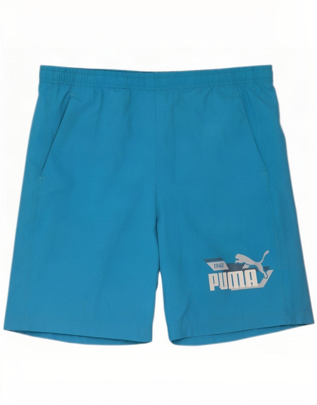 Мужские шорты для плавания Puma с рисунком, средний синий полиэстер