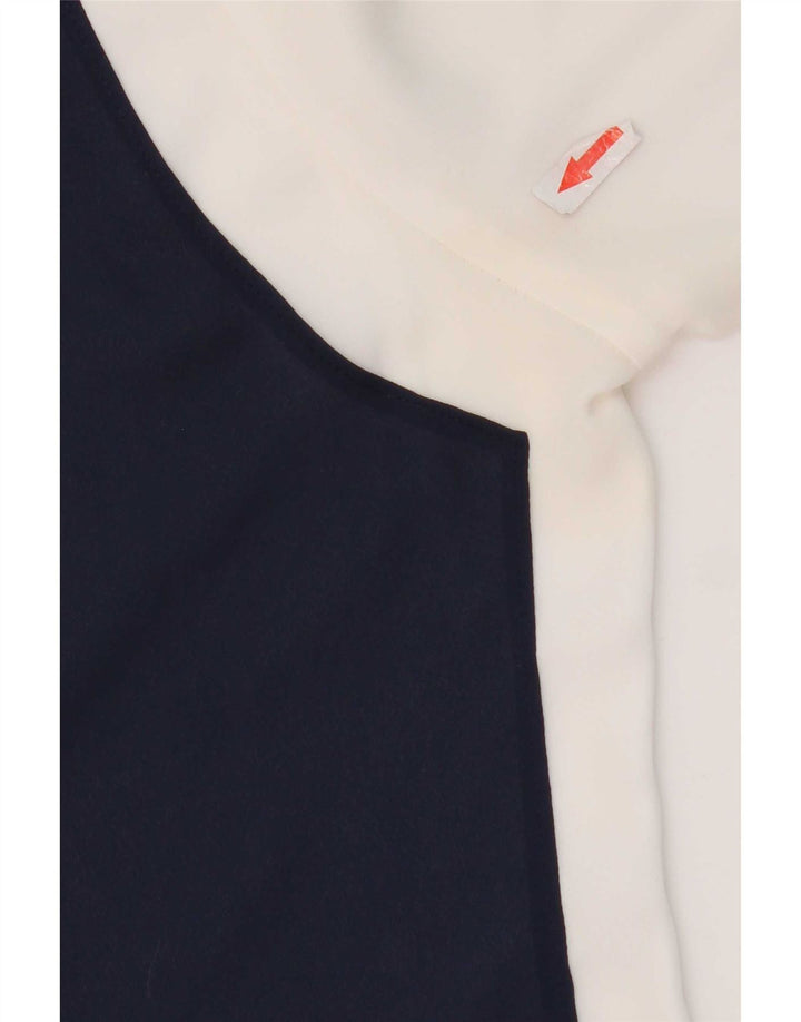 Женская блузка-рубашка Tommy Hilfiger US 6, средний белый цветной блок