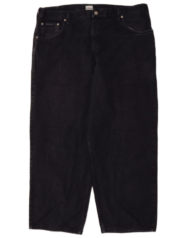 Мужские свободные джинсы CALVIN KLEIN W40 L27, темно-синий, хлопок