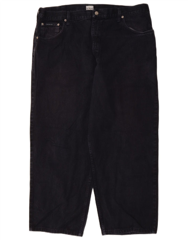 Мужские свободные джинсы CALVIN KLEIN W40 L27, темно-синий, хлопок