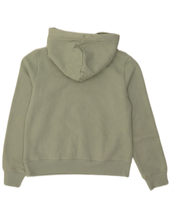 Женский джемпер с капюшоном Superdry UK 12, средний зеленый хлопок